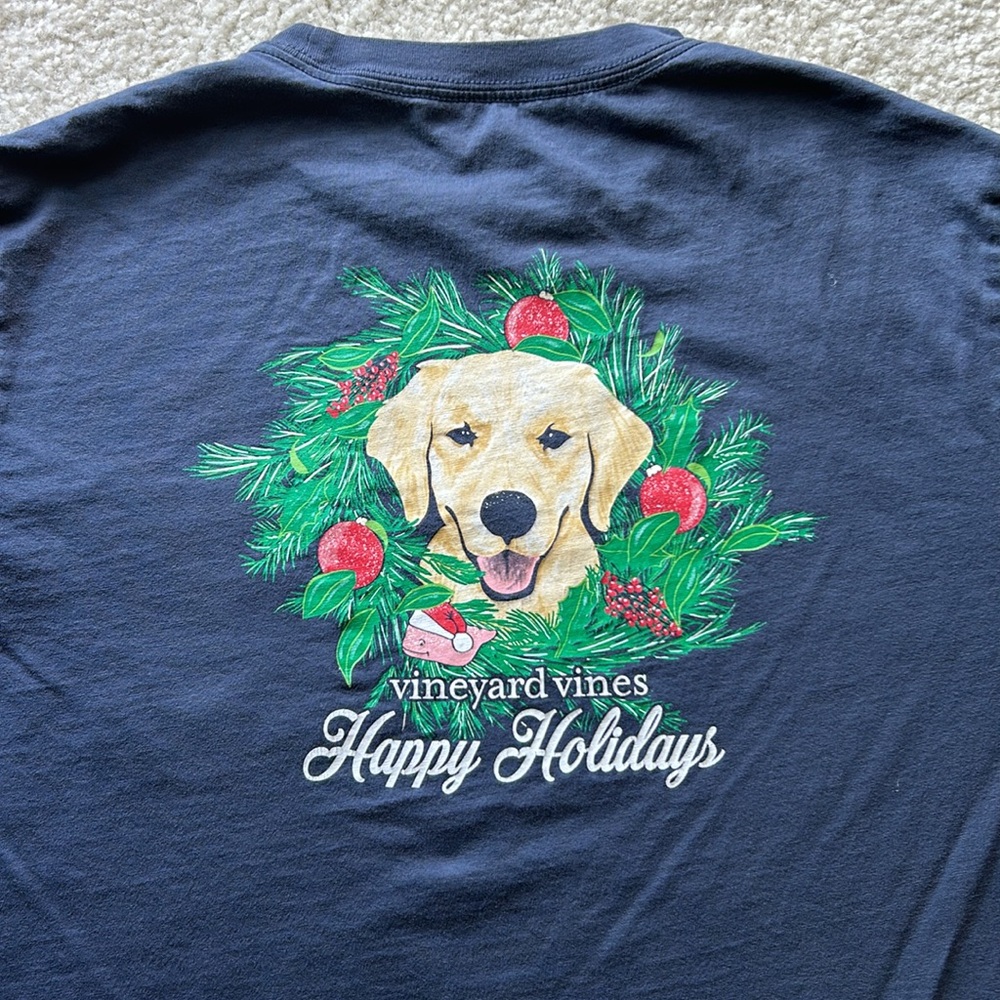 Youth Vineyard Vines Holiday T-Shirt - Picture 8 of 10